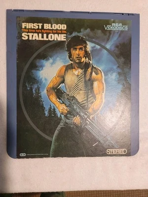 First Blood 1982 Sylvester Stallone Laserdisc Widescreen Edition Rambo - Image 1 of 2
