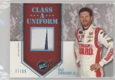2014 Press Pass American Thunder Class A Uniform Blue /99 Dale Earnhardt Jr HOF - Image 1 of 2