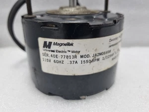 MagneTek 40E 77813R MOD. JA2M064R# Motor 115V 60Hz .37A 1550 RPM 1/125HP - Picture 1 of 7