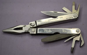 Vintage Leatherman Tool Multi-Tool Pocket Survival Tool Messer Hergestellt in den USA -- Top - Bild 1 von 12