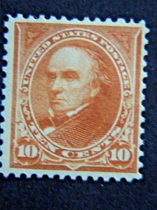 US SC# 283 DANIEL WEBSTER TYPE 2 MINT HINGE TRACE - Picture 1 of 1