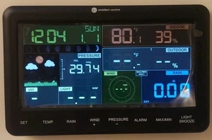 Ambient Weather Receiver DISPLAY ONLY WS-2902 No Plug Great Condition - Picture 1 of 6