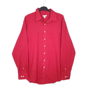 Merona Long Sleeve Regular Fit Cotton Shirt Mens L - Picture 1 of 5