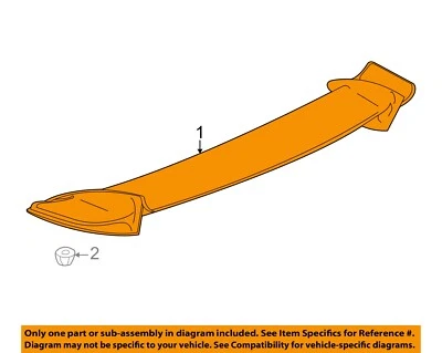 Used Deck Lid fits: 2004 Pontiac Grand am w/spoiler Grade A Foto 1 de 4