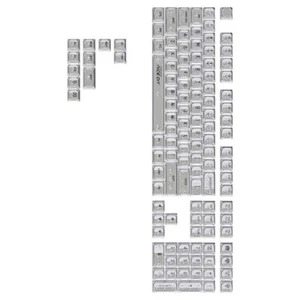 132Key MDA Profile Keycaps Backlit Crystal Keycaps for Mechanical Keyboards - Picture 1 of 10