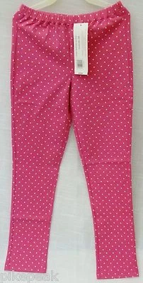 Девочек брюки оптовый лот из 12 = 4 Sm, 5 Med и 3Lg American Girl розовый горошек - Изображение 1 из 3