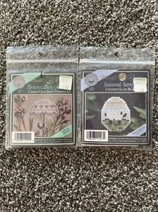 2 Mill Hill Counted Glass Bead Pin KITS Umbrella MHSB20 Sheep Egg MHSA3 - Picture 1 of 4