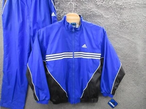 NWT Vintage Y2K 90s ADIDAS TEAM Copa Soccer Men's XL Nylon Track Jacket Pants - Picture 1 of 24