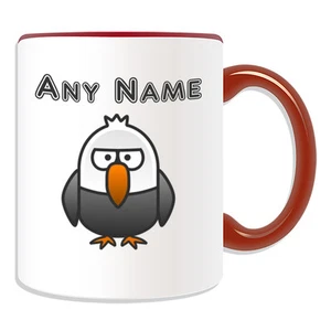 Personalised Gift Bald Eagle Mug Money Box Cup US USA American Silly Customise - Picture 1 of 20