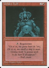 Magic the Gathering (mtg): 4ED: Uthden Troll  (x 4)