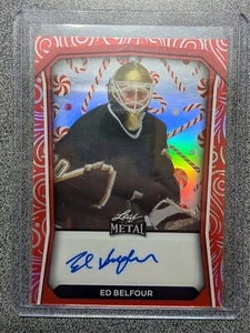 ED BELFOUR Auto 2024 Leaf Holiday Exclusive Autograph Christmas RARE 1/1 - Bild 1 von 2