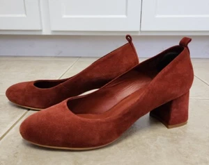 SCARPA TACCO A POMPA ABLE WMNS TAGLIA 8,5 IN PELLE SCAMOSCIATA ROSSA - Foto 1 di 7
