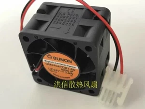 SUNON GM2404PQB1-8A 4028 DC24V 3.9W 40*28MM 4CM 2-Pin Inverter Cooling Fan - Picture 1 of 3