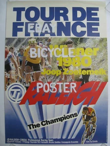 Fahrradposter TI Raleigh Creda Tour De France Gewinner 80er Campagnolo Brooks 753 - Bild 1 von 5