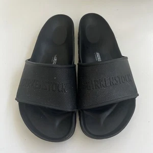 BIRKENSTOCK Barbados EVA beach slides sandals Men 7 WMN 9 EU 40 Black - Picture 1 of 17