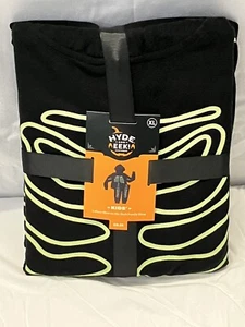 Hyde And Eek Kids Glow-In-The-Dark 1 Piece Halloween Pajamas XL - Picture 1 of 5