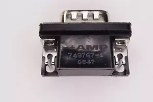 749767-1 Tyco D-Sub Connector 15 Pos Female 2.29mm Right Angle Through Hole - Picture 1 of 3