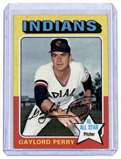 1975 Topps Gaylord Perry Cleveland Indians #530