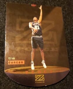 1997-1998 Skybox Z Force Zebut Tim Duncan Rookie Insert Card