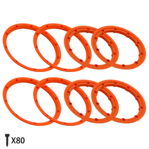 8pc Plastics Inner and Outer Beadlock Ring for 1/5 HPI Baja 5B 5T 5SC LT Rovan - Picture 1 of 60