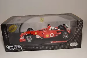 V 1:18 HOTWHEELS 56133 FERRARI F1 F-2001 KING OF THE RAIN SCHUMACHER COME NUO... - Foto 1 di 5