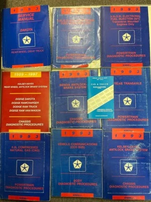 Dodge Dakota 1993 camión servicio reparación taller manual conjunto con diagnósticos + extra Foto 1 de 4