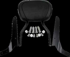 Cobra Black Steel Short Round Sissy Bar Kit Honda Shadow Phantom 750 11-16 - Picture 1 of 4