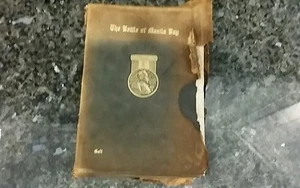 Suede Leather Bound "The Battle of Manila Bay" Epic Poem by William Galt - Bild 1 von 12