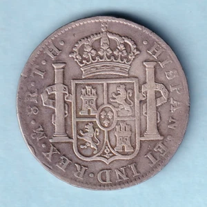 Mexico. 1805-MoTH 8 Reales.. F+/aVF - Picture 1 of 2