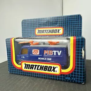 Matchbox boxed - MB73 camionnette De Reportage TV van truck - Imagen 1 de 5