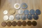 Assorted Canada Coins - 2, 1 Dollars, 25, 10, 5, 1 Cents