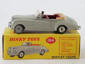 Dinky Toys GB N°194 Bentley Coupé Never Unplayed IN Box 1/43 - Picture 1 of 12