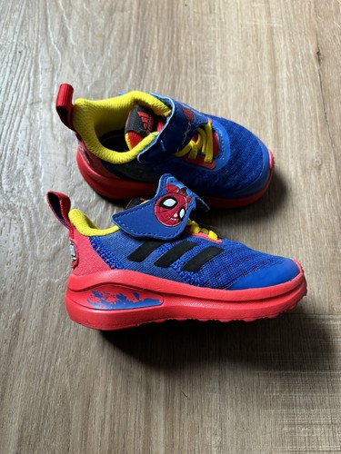 Scarpe da allenamento Adidas FortaRun Superhero EL bambino taglia 5 K sneakers blu #656