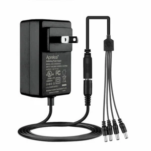 UL DC 3A Power Adapter with 4 way splitter for Lorex Cameras Charger Supply Cord - Picture 1 of 9