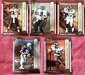 (5) 1999 Bowman Interstate Inserts Steve McNair, Autry Denson & Charlie RogersRC - Picture 1 of 2