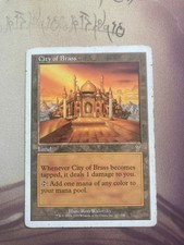 City of Brass 7th Seventh Edition HP* Mana Fixing Beautiful Vintag Magic ENGLISH