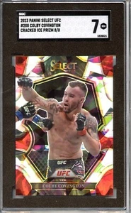 2023 Select Colby Covington Cracked Ice Prizm /8 SGC 7 - Picture 1 of 1