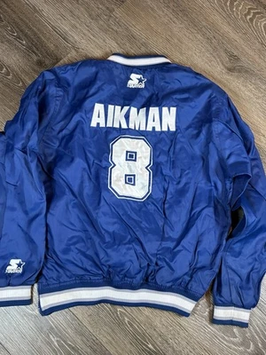 Chaqueta De Colección Dallas Cowboys Starter Talla Grande Azul Troy Aikman Años 90 Foto 1 de 4