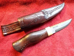 UNIQUE VINTAGE SHARP about UNUSED KNIFE HANDMADE BY EINAR LAUVLID NORWAY NORGE - Picture 1 of 16