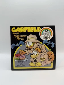Vintage Garfield Book - Garfield and the Halloween Party - With STICKERS - 1978 - Picture 1 of 5