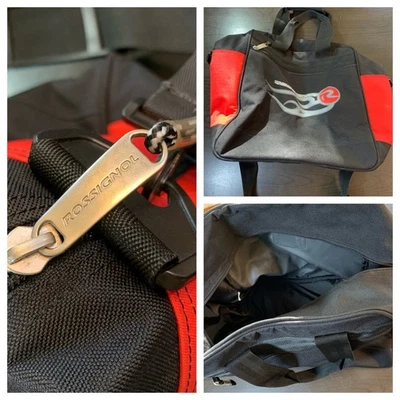 Rossignol Negro y Rojo Equipo Deportivo Esquí Snowboard Bota Viaje Bolsa de Lona LEER Foto 1 de 4