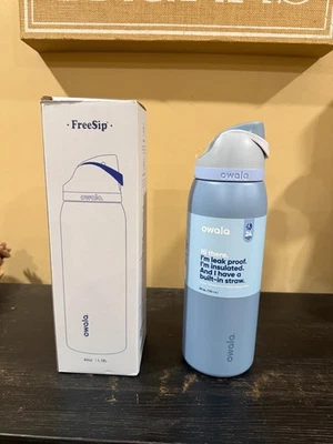 Owala 40oz FreeSip Water Bottle Sea Salt  - Image 1 of 2
