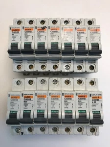 Job Lot 14 x MERLIN GERIN Multi9 MCB’s - B2/B20/B63 (15#E) - Picture 1 of 3