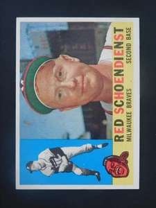 1960 Topps Baseball Card #335 Red Schoendienst (EX-MT/NM) - Picture 1 of 2