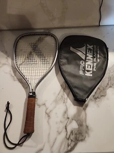 Racchetta da tennis Pro Kennex Blaster 3 7/8 grafite dimensioni ottimali impugnatura/custodia in pelle bovina - Foto 1 di 13