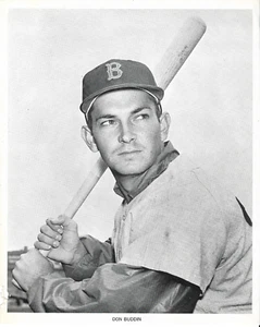 1961 Manny's Baseball Land Don Buddin 8X10 B&W Picture-Red Sox-FREE USA SHIP - Picture 1 of 1