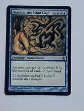 MTG - Meishin, the Mind Cage, Saviors of Kamigawa NM/M Rare Magic The Gathering