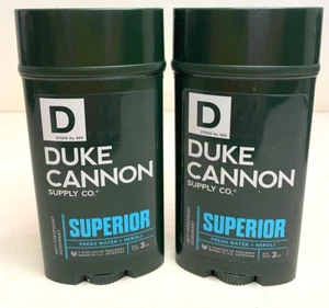 Lot of 2~ Duke Cannon Superior Antiperspirant Deodorant ~ Fresh Water & Neroli - Picture 1 of 3
