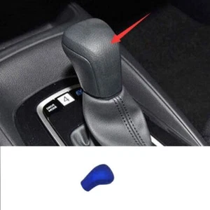 1PCS Cover Trim Blue ABS Console Gear Shift Knob For 2019-2021 Toyota Corolla - Picture 1 of 4