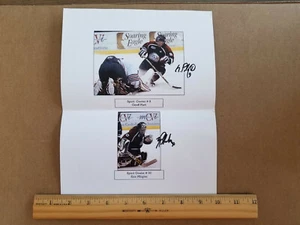 Saginaw Spirit OHL Minor Hockey 2 Players Autographed Sheet - Picture 1 of 1